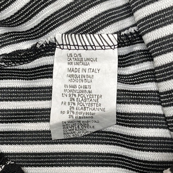 🆕 DONT ASK WHY MADE IN ITALY Striped Panel Skort Size Small - Picture 5 of 7